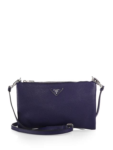 prada daino crossbody blue|Prada silver crossbody handbags.